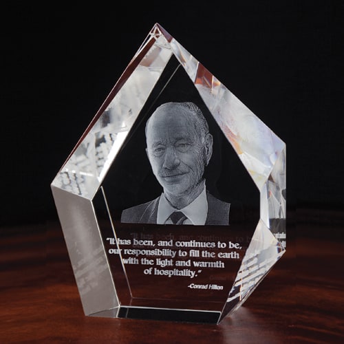 3D Crystal Prestige Award